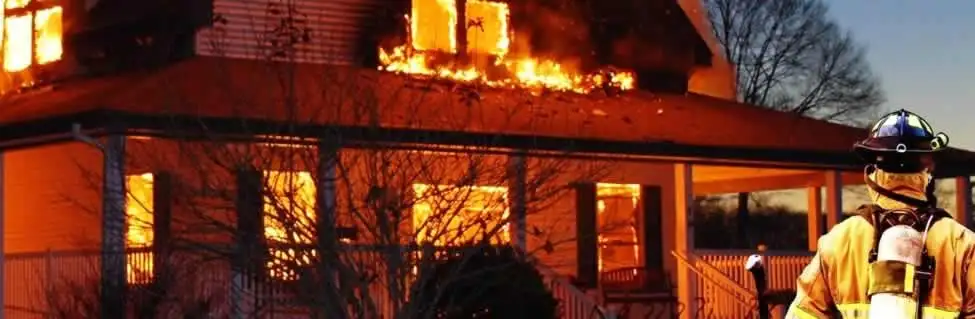 fire damage repair emergency response at a residential property affected by an active house fire in Boise, ID