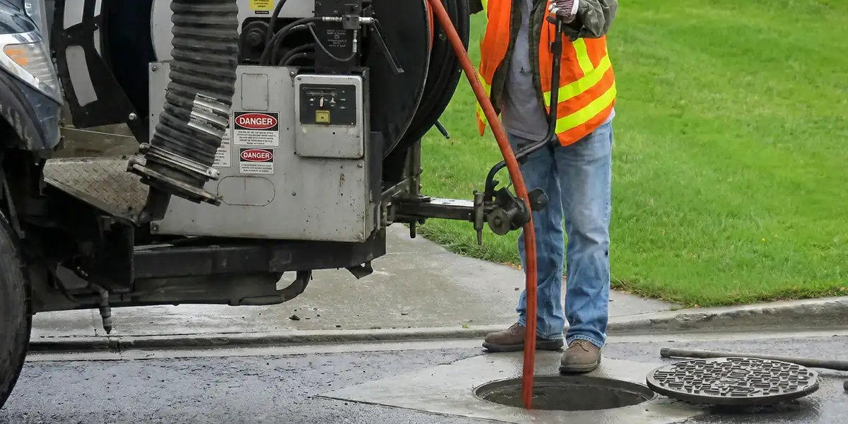 sewage clean up professionals using industrial equipment to remove contaminated wastewater in Boise, ID